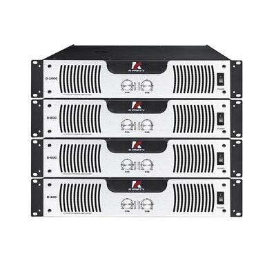 D-Serie Standard 2U-Audio-Leistungsverstärker 8Ω Stereo-Leistungsklasse D